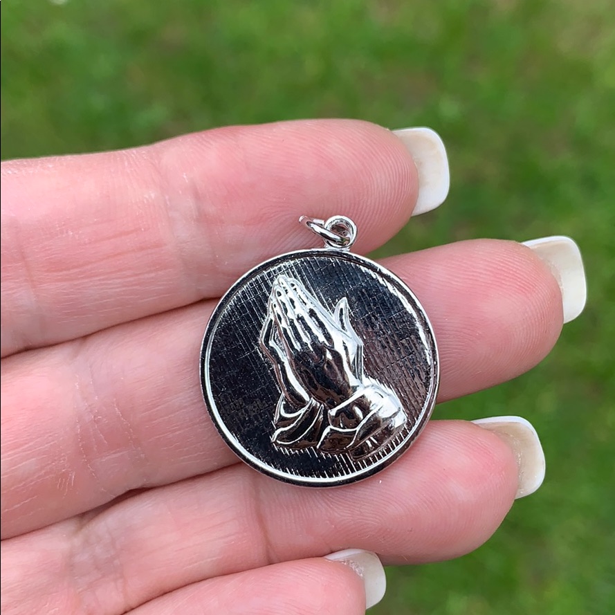 Vintage Sterling Silver Serenity Prayer Charm